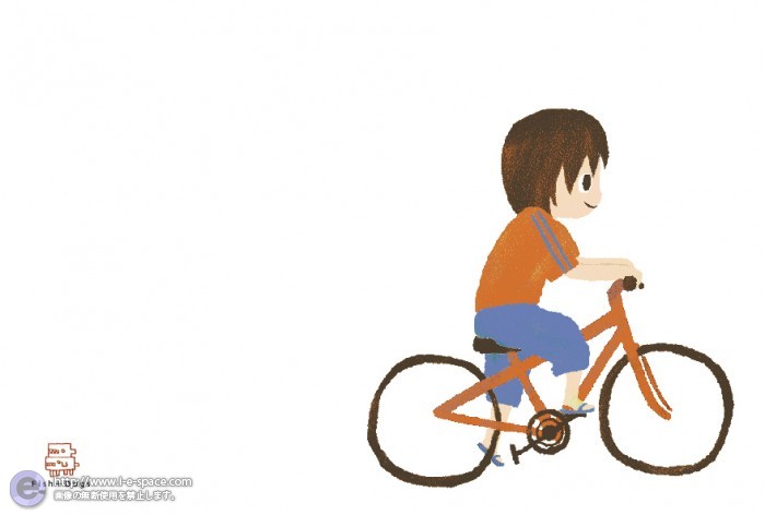 Boy And Bicycle 男の子とかわいいと自転車と子供と少年のイラスト イラストレーター検索 Illustrator E Space
