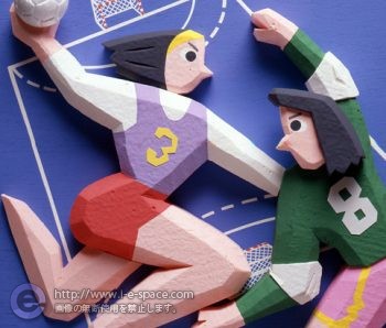 玉際の肉弾戦
