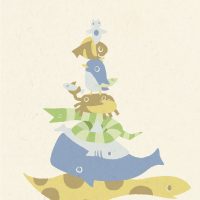 Sea animal tower