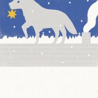 “Christmas Greeting Card 2008” Wolf