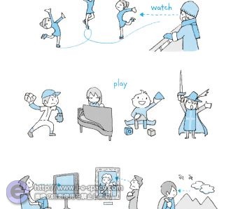 “かんたん英語日記”　挿絵10