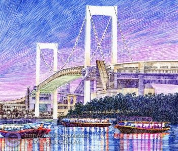 Ballpoint pen drawings