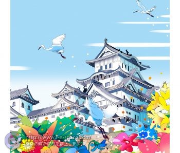 花の白鷺城