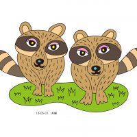 夫婦　(タヌキ)