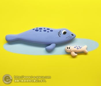 アザラシの親子