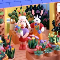 イヌの花屋さん