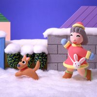 雪の朝