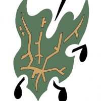 落ち葉の道標