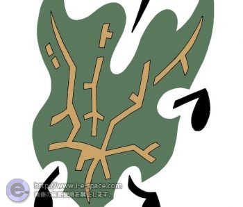 落ち葉の道標